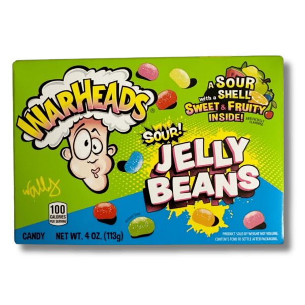 Warheads Sour Jelly Beans 113g