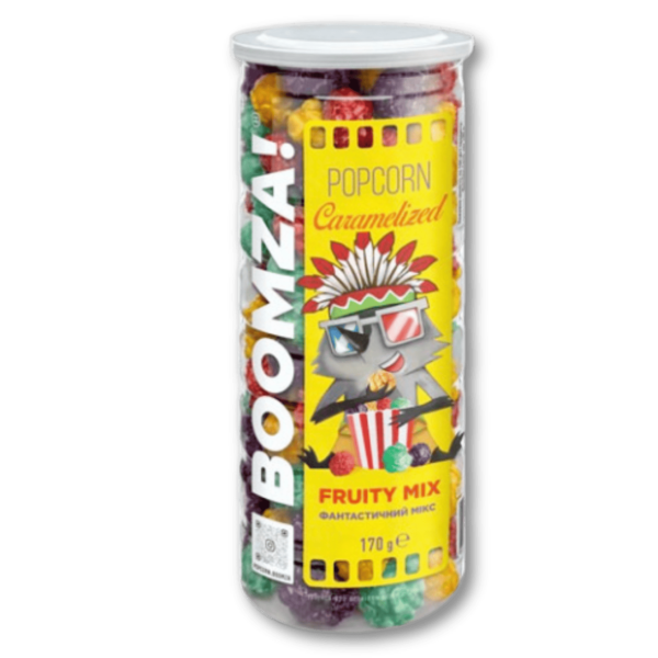 Boomza Popcorn Fruity Mix 170g