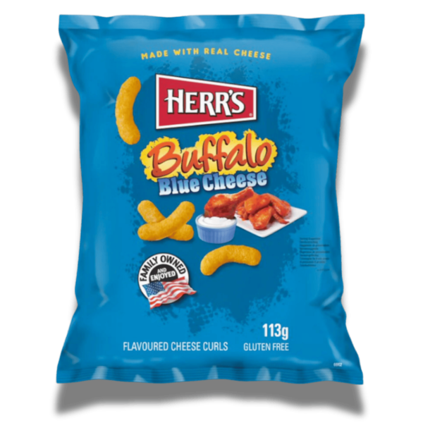 Herrs Bofallo Blue Cheese Curls 113g
