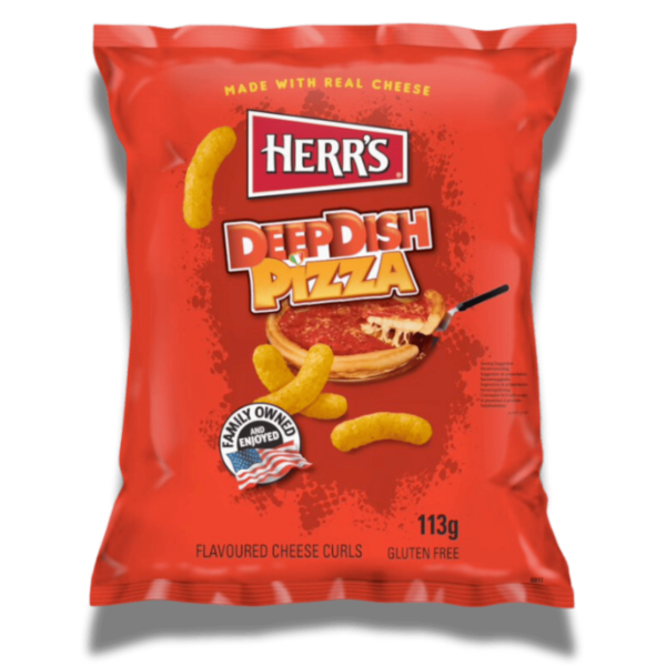 Herrs Deep Dish Pizza Cheese Curls Eu 113g
