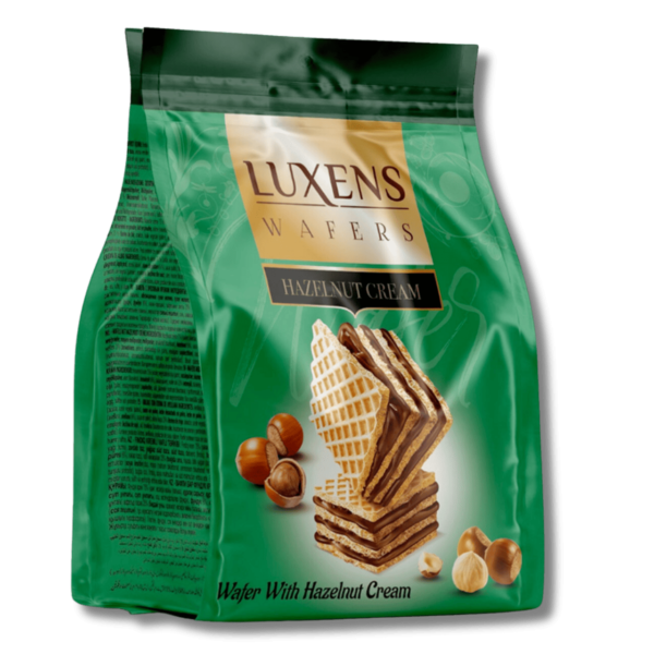 Luxens Wafer Cube Hazelnut 150g