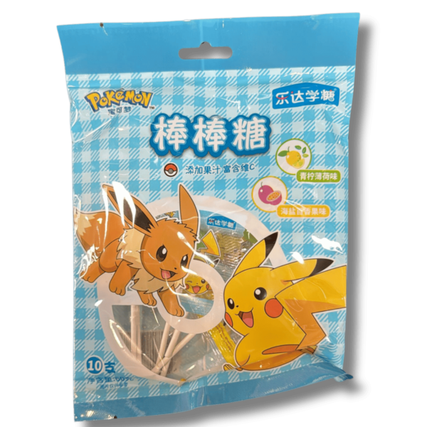 Pokemon Sucette Citron Menthe & Passion 60G