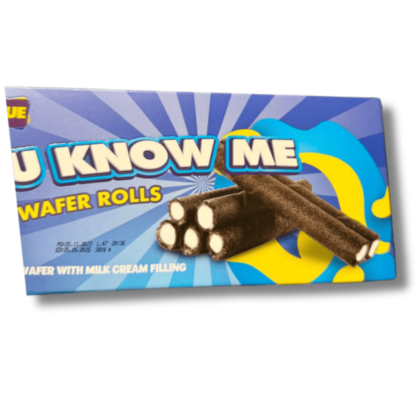 Que U Know Me Wafer Rolls 100g