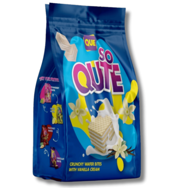 Que Wafer Bites Vanilla 150g