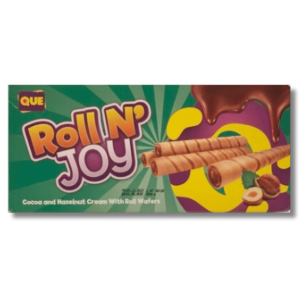 Que Wafer Roll N'joy Tolls Chocolate 100g