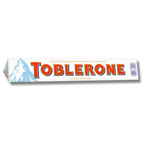Toblerone White Honey Almond 100g