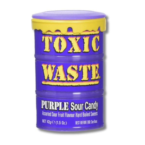 Toxic Waste Purple Sour Candy Drum 42g