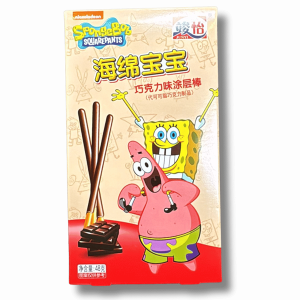 Junyi SpongeBob Chocolate Pocky 48g