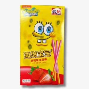 Junyi-SpongeBob-Strawberry-Pocky-48g