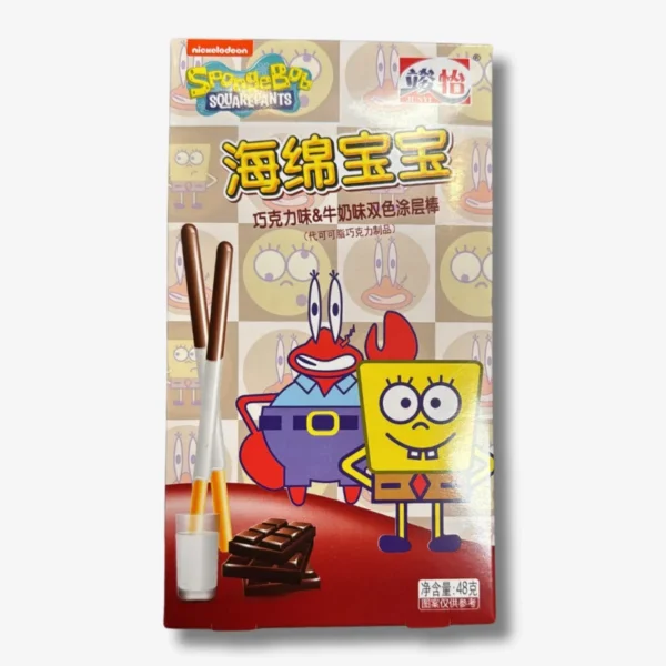 Junyi Spongebob Milk Chocolate Pocky 48g